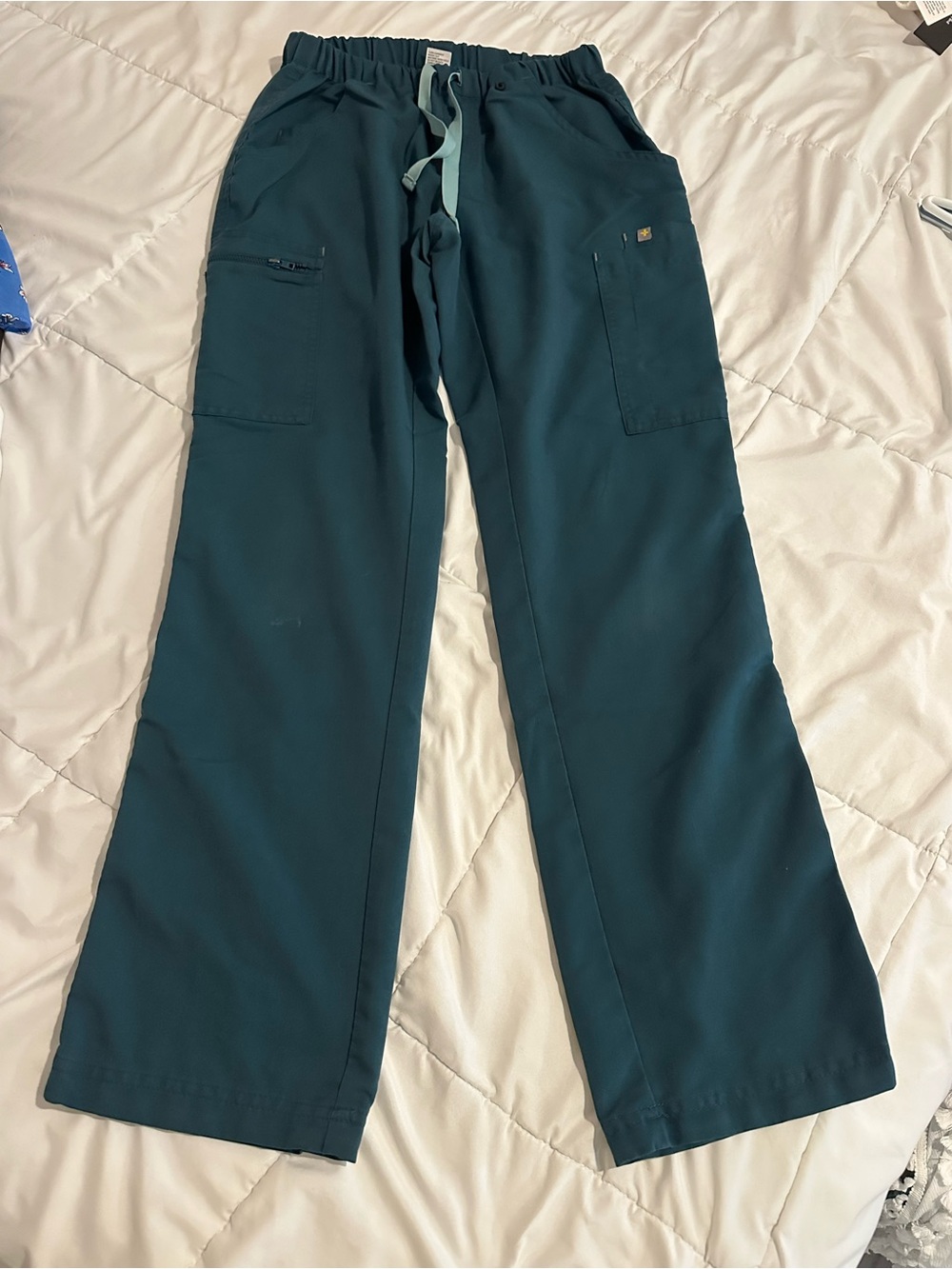 Figs Women’s Teal Drawstring Scrub
